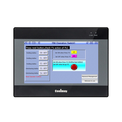 Coolmay TK8070HD 7 Inch HMI Touch Panel 1024x600 Resolution