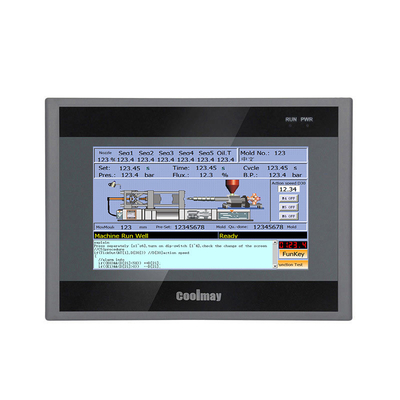 Système Linux Panneau d'écran tactile de 7' PLC HMI tout en un 8 canaux impulsion haute vitesse