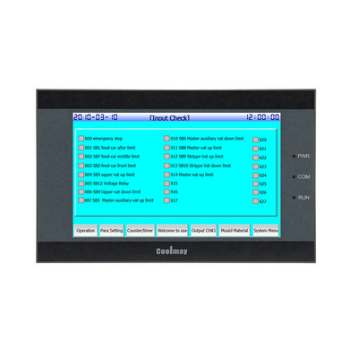 Écran tactile de 5 pouces HMI PLC Combo 32 bits HMI contrôleur PLC Max 4AI / 2AO
